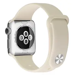 GENERICO - Correa Banda Boton Iwatch Applewatch Beige 38-40-41MM