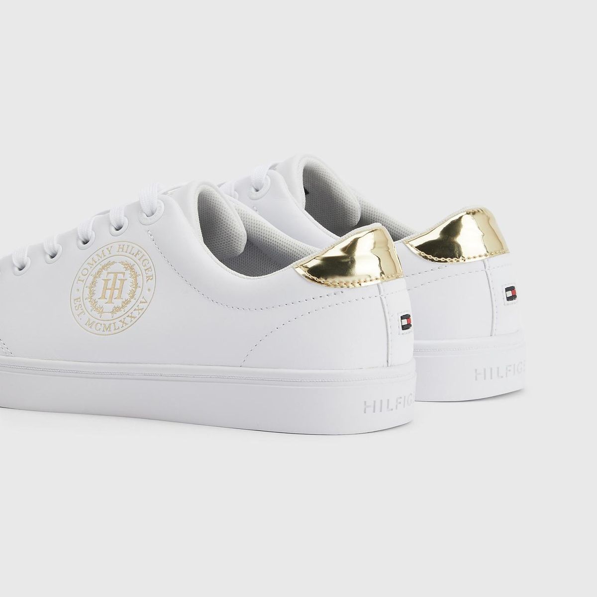 TOMMY HILFIGER - Zapatillas Con Suela Cupsole Y Logo Blanco Tommy Hilfiger
