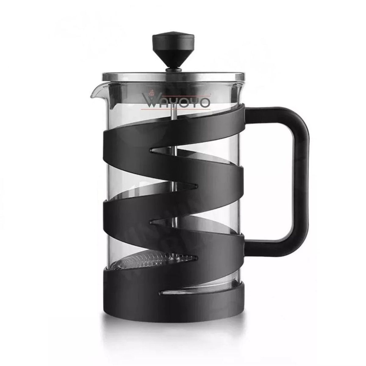 WAYOYO - Cafetera Prensa Francesa Émbolo Acero Inoxidable 600ml WAYOYO