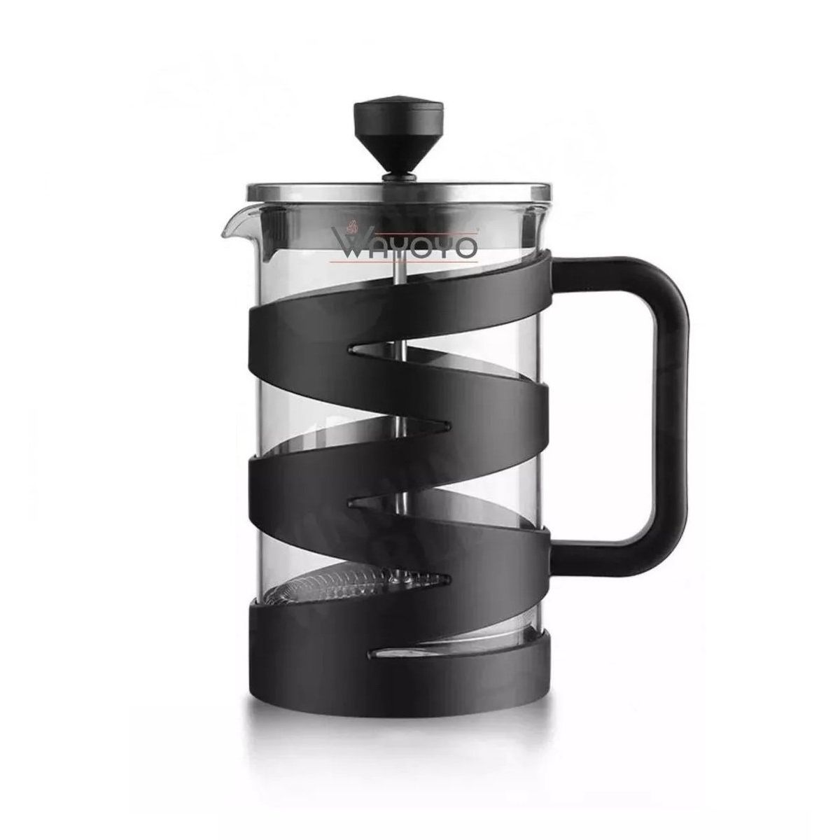 WAYOYO - Cafetera Prensa Francesa Émbolo Acero Inoxidable 600ml WAYOYO