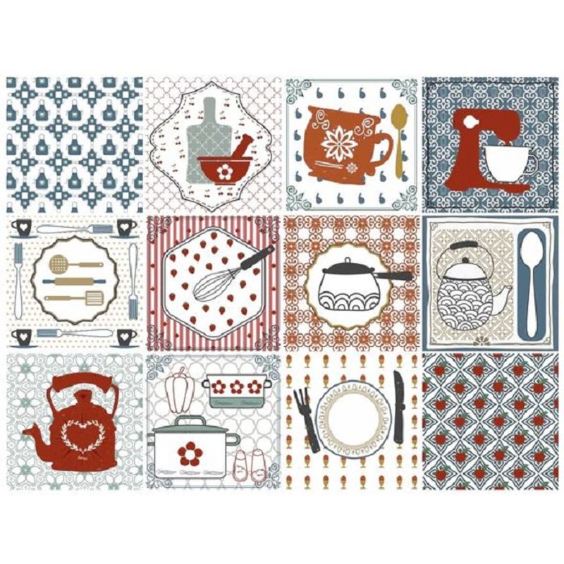 BRIKETO - Azulejos autoadhesivos decorativos Kitchen