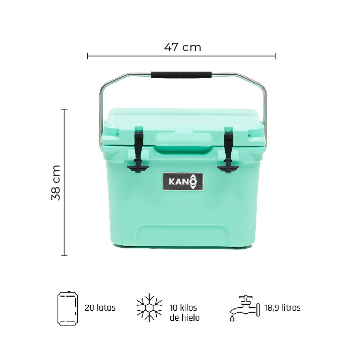 KANO - Cooler Exploradores 20QT Calipso