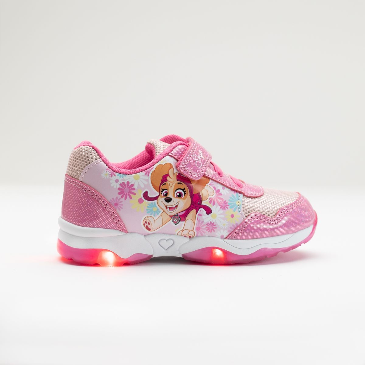PAW PATROL - Zapatilla Luces Niña Skye Pilot Rosado Paw Patrol