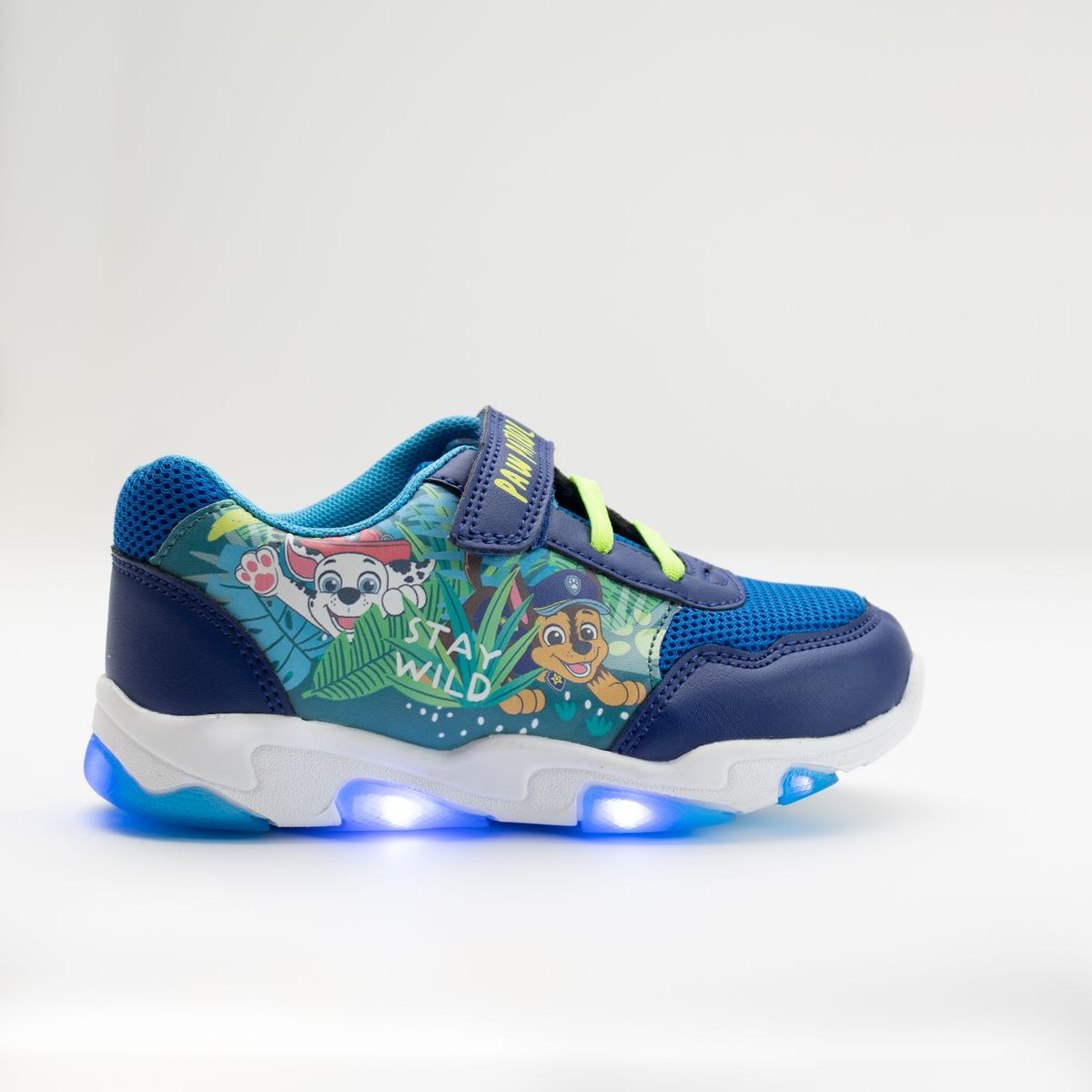 PAW PATROL - Zapatilla Luces Niño Chase Stay Wild Azul Paw Patrol