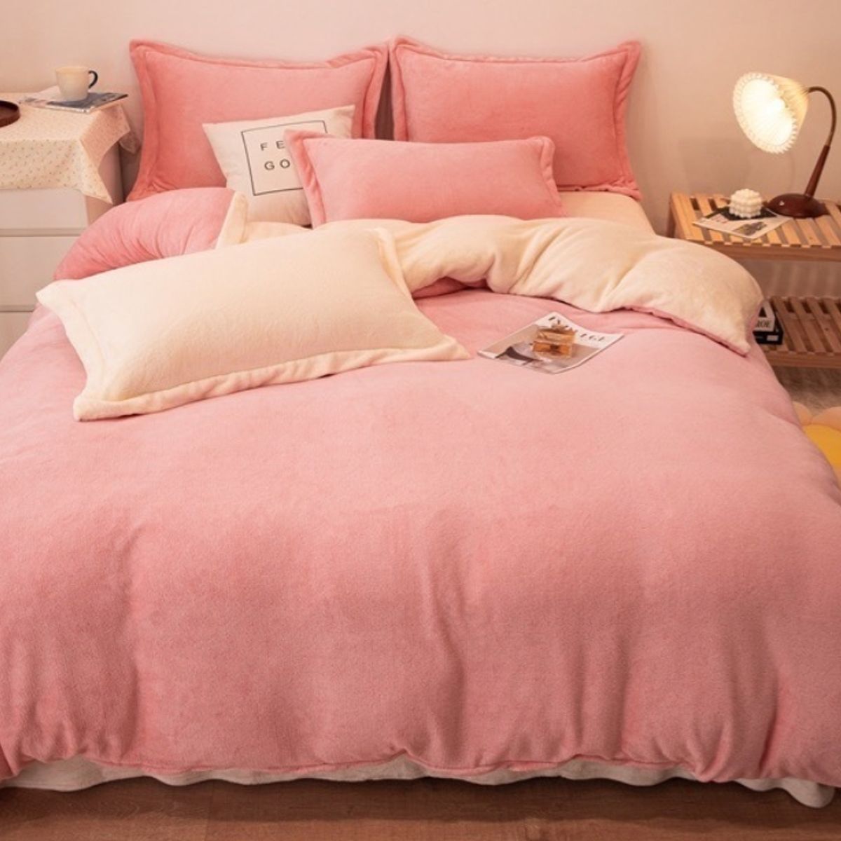 HOMER DESIGN - Set Ropa De Cama Sabanas +funda De Plumon 2 Plazas hm10