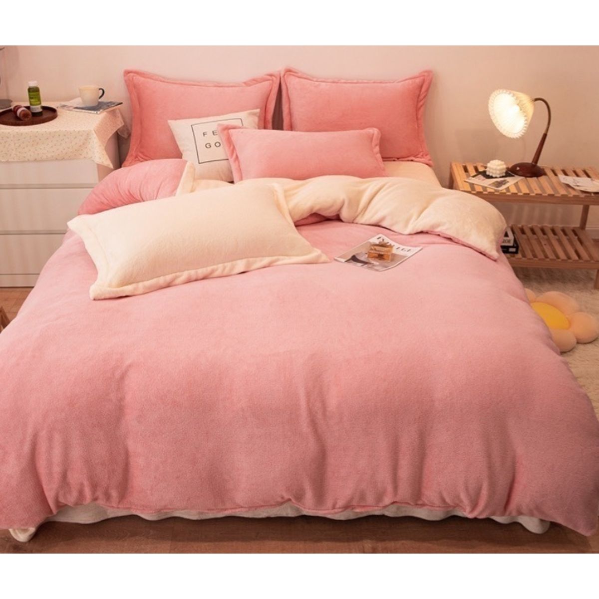 HOMER DESIGN - Set Ropa De Cama Sabanas +funda De Plumon 2 Plazas hm10