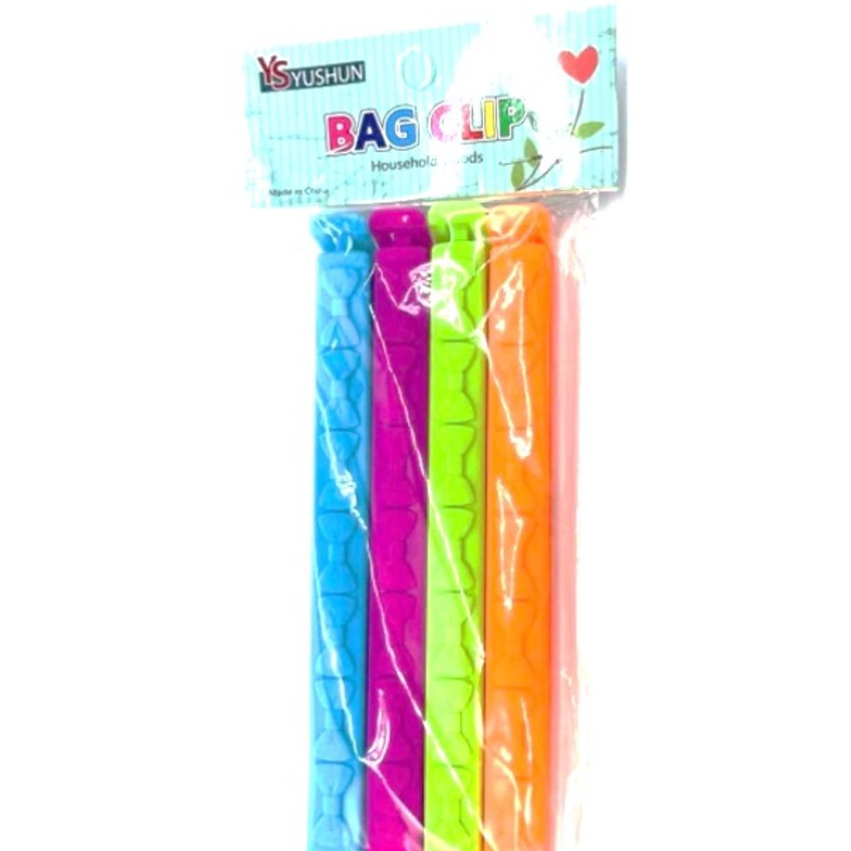 GENERICO - 4 Pinzas Clip De Sellado De Bolsas De Alimentos