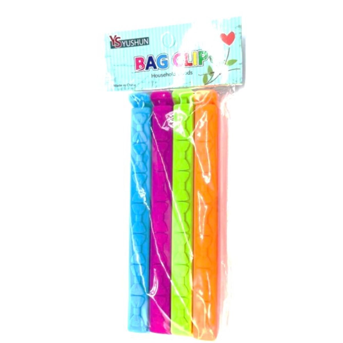 GENERICO - 4 Pinzas Clip De Sellado De Bolsas De Alimentos