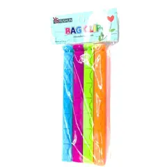 GENERICO - 4 Pinzas Clip De Sellado De Bolsas De Alimentos