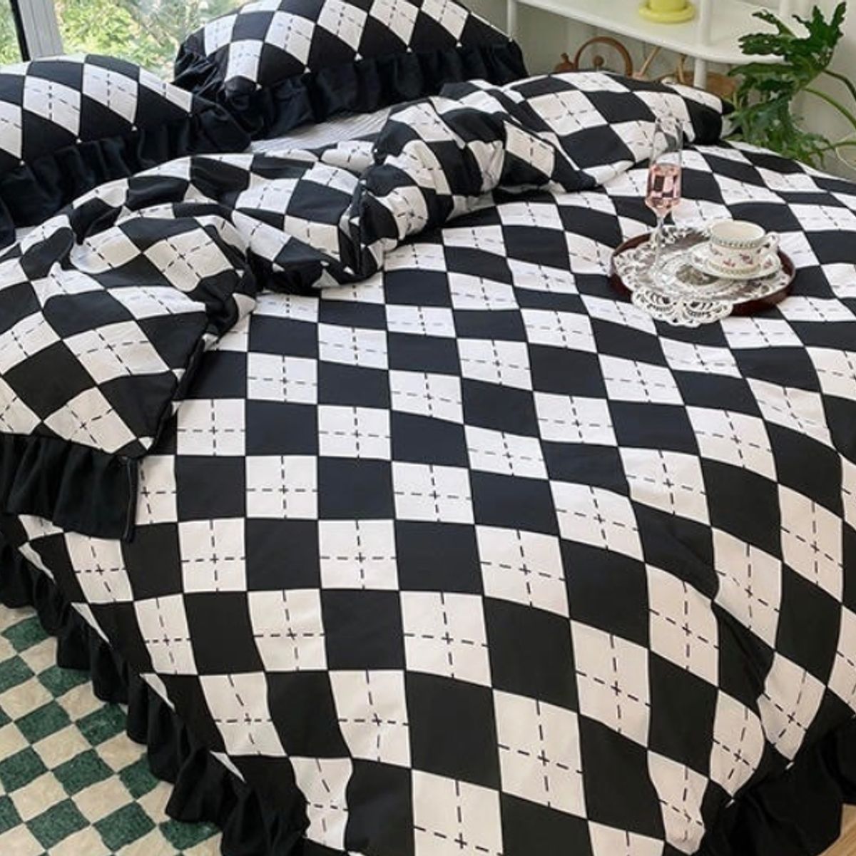 HOMER DESIGN - Set Ropa De Cama Sabanas +funda De Plumon 2 Plazas hm9