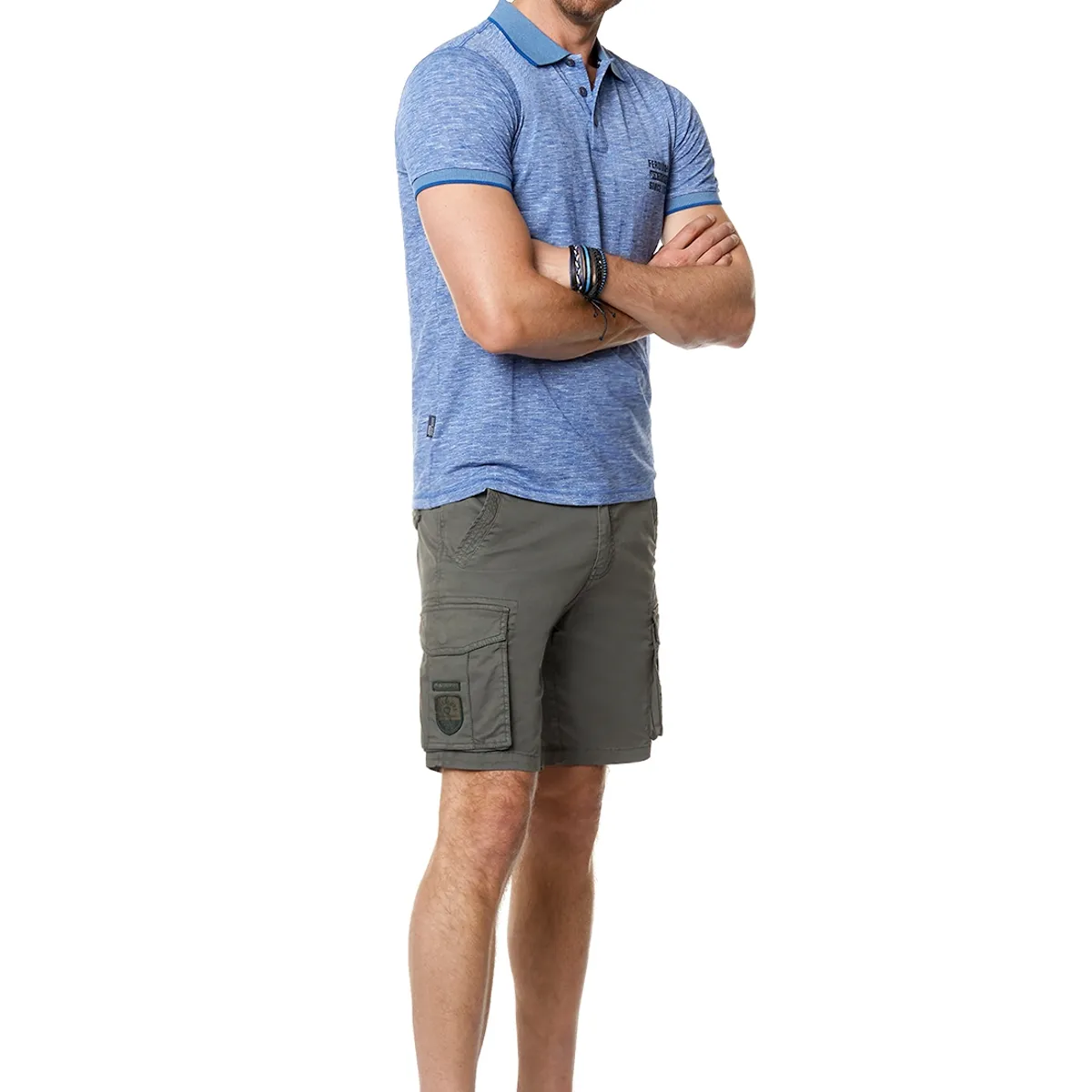 FEROUCH - Polera Polo Iowa Azul Ferouch
