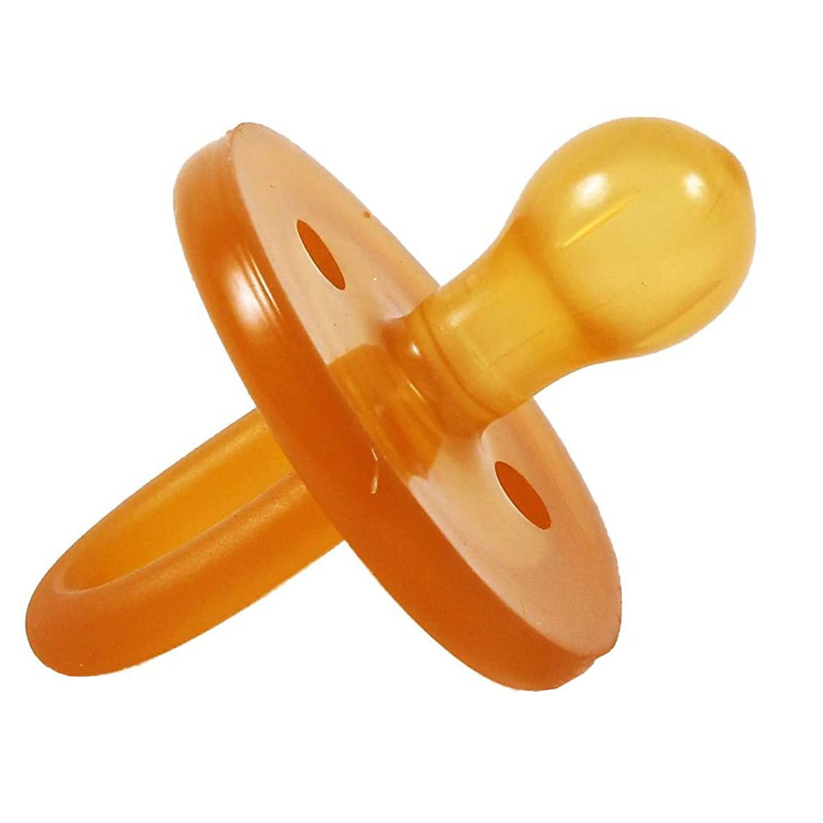 COBABY - PACK 2 CHUPETE CAUCHO NATURAL 6 MESES PUNTA REDONDA