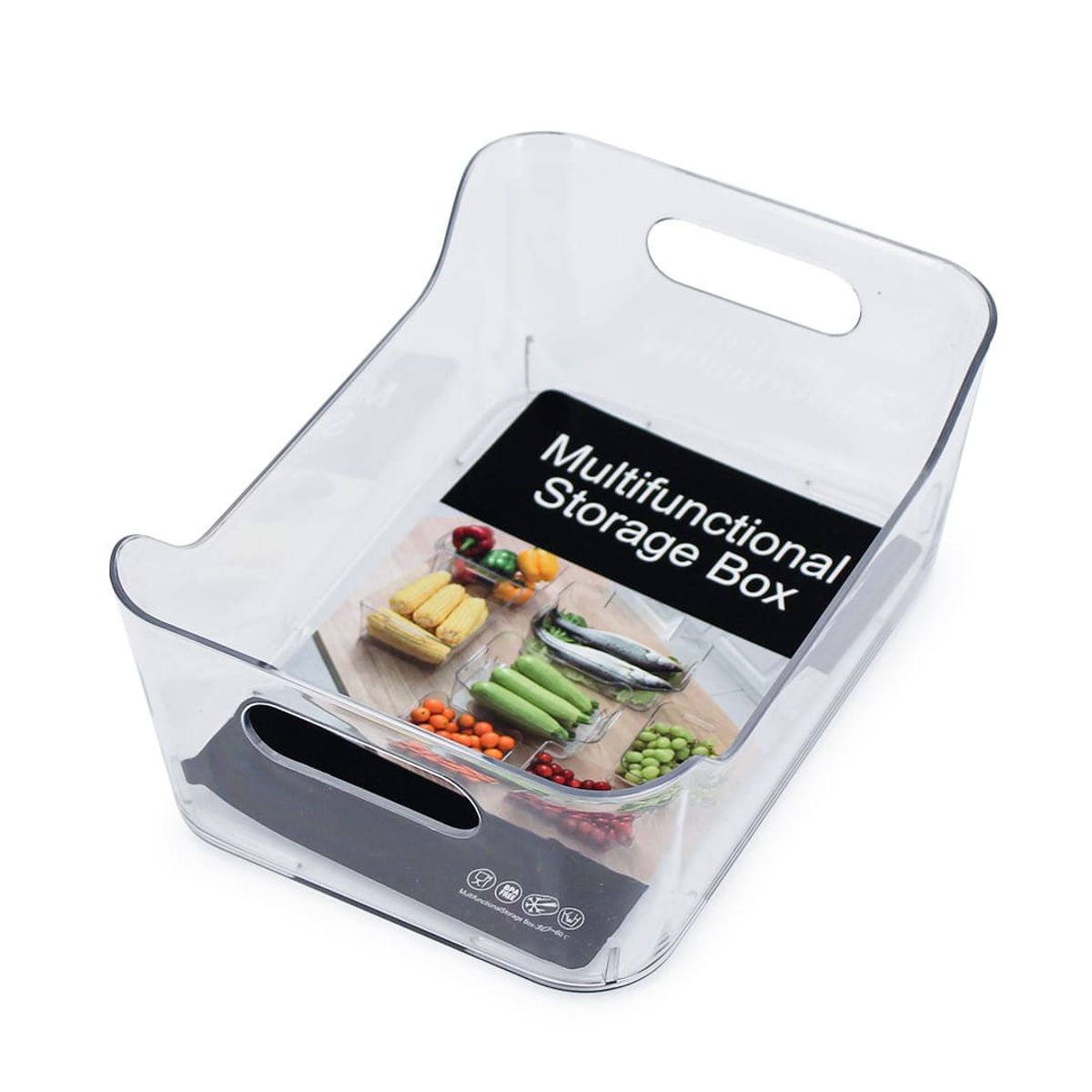 NEWTREE - Organizador De Refrigerador Transparente Con Asas