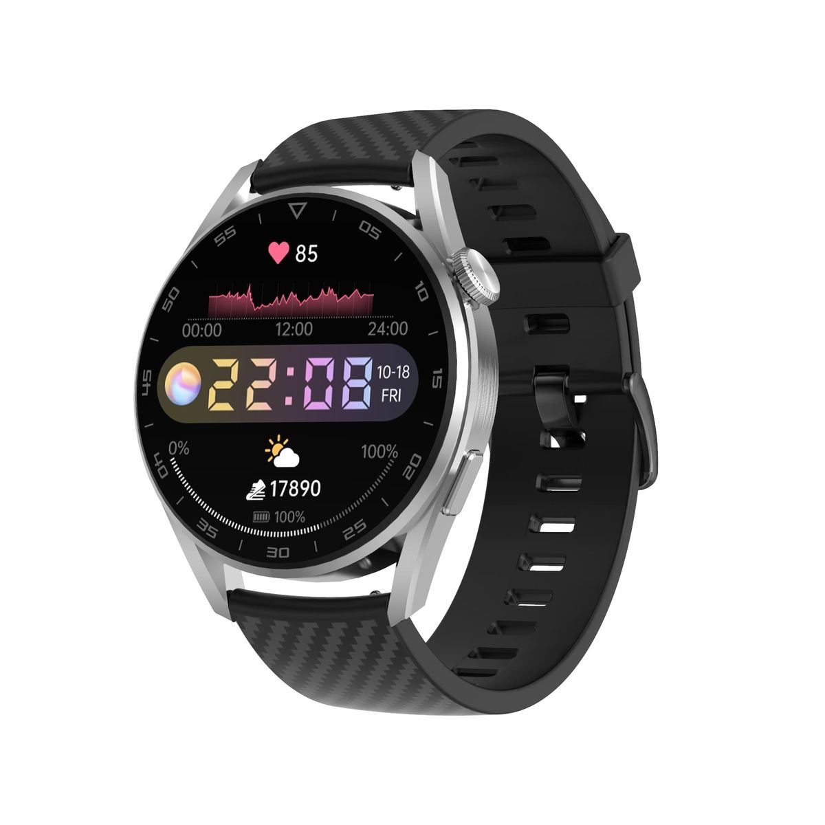 DTNO1 - Smartwatch DT3 PRO Reloj Inteligente Bluetooth 390x390 llamadas Silver