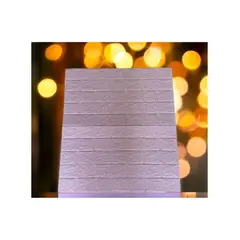 GENERICO - Lamina 3D Panel Autoadhesivas 70x77 Muralla Ladrillo Rosa