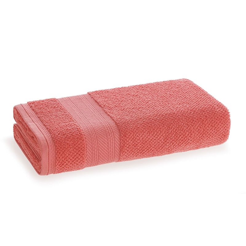 KARSTEN - Toalla de mano 100% algodón 380gr 48x70cm Salmón