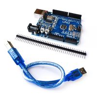Arduino UNO R3 Compatible con Cable USB Azul
