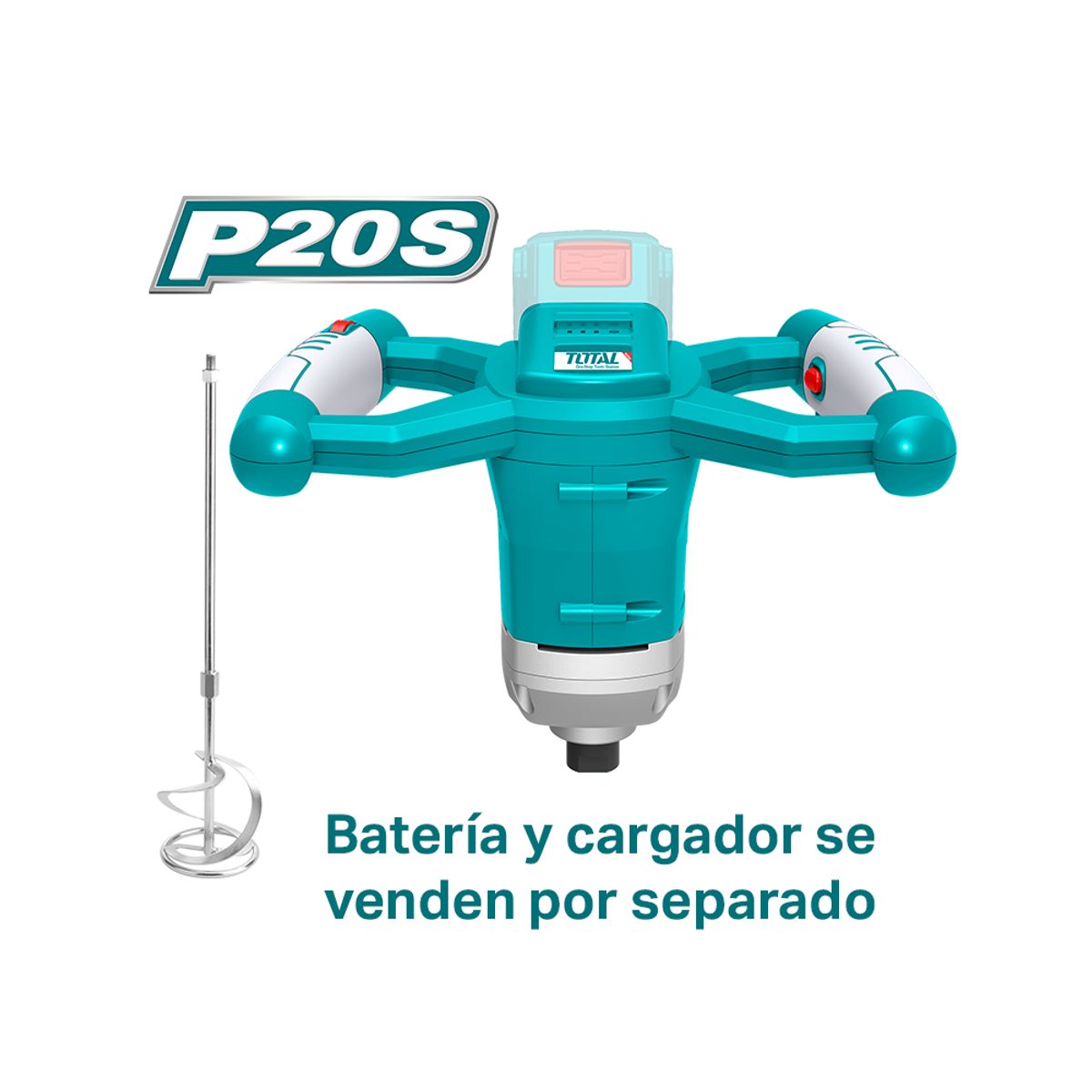 TOTAL TOOLS - Mezclador Inalámbrico Litio-ion 20v Total