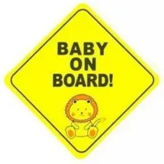 GENERICO - Letrero Baby on Board León