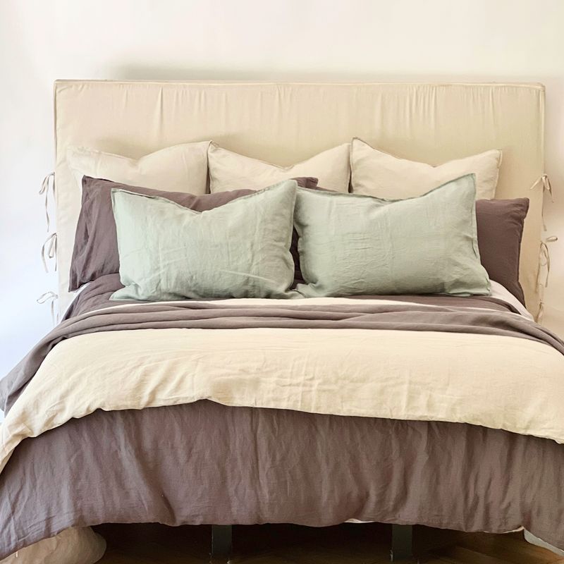 NATURALINO - Set Ropa de Cama Frutillar 2 Plazas Lino