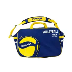 MIKASA - BOLSO AZUL AMARILLO 6 BALONES VOLLEY V200W