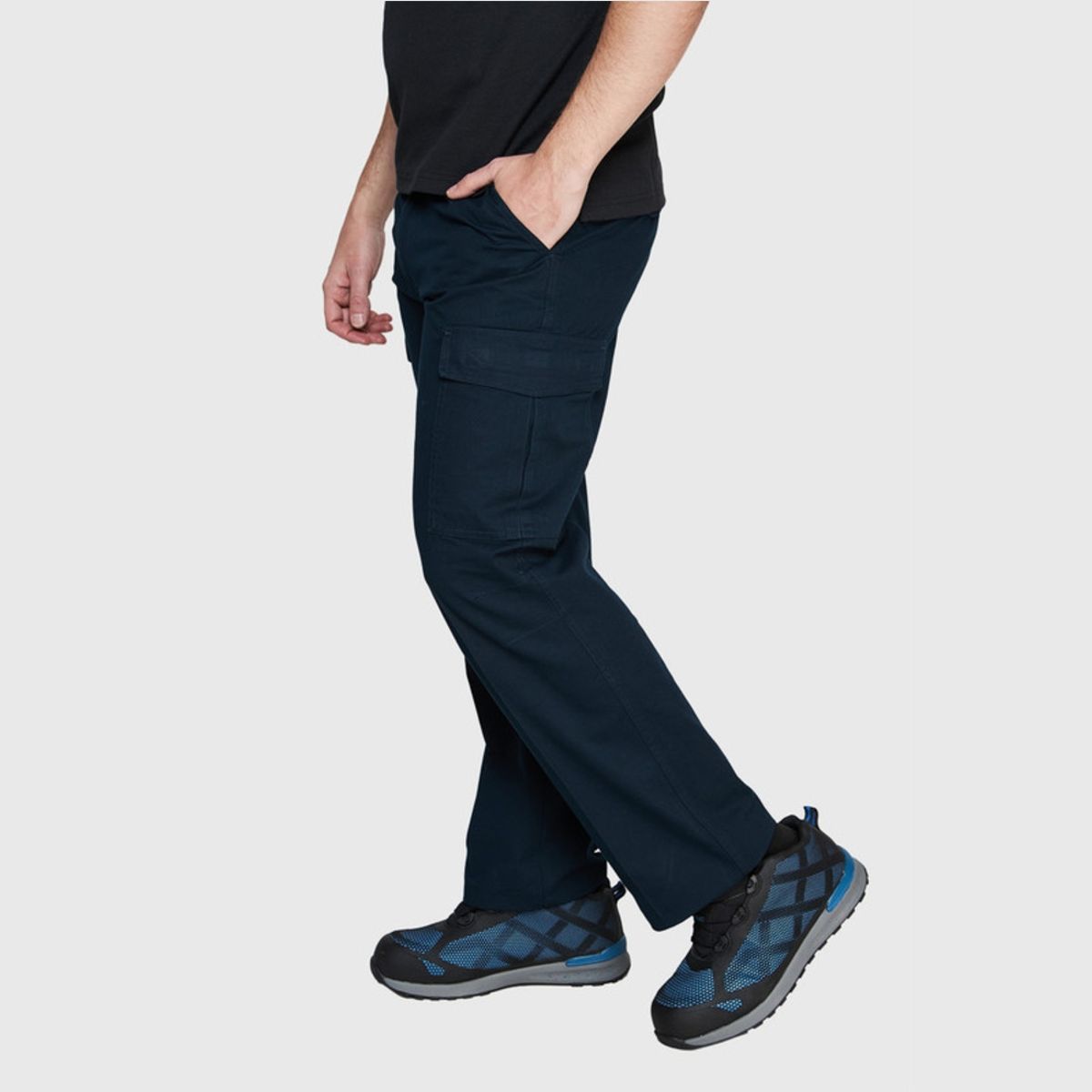 JAYSON - Pantalón Cargo Gabardina 100% Algodón Hombre