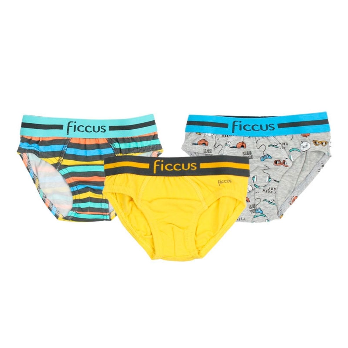 FICCUS - Pack Triple Slip Kids Niño 2310642.