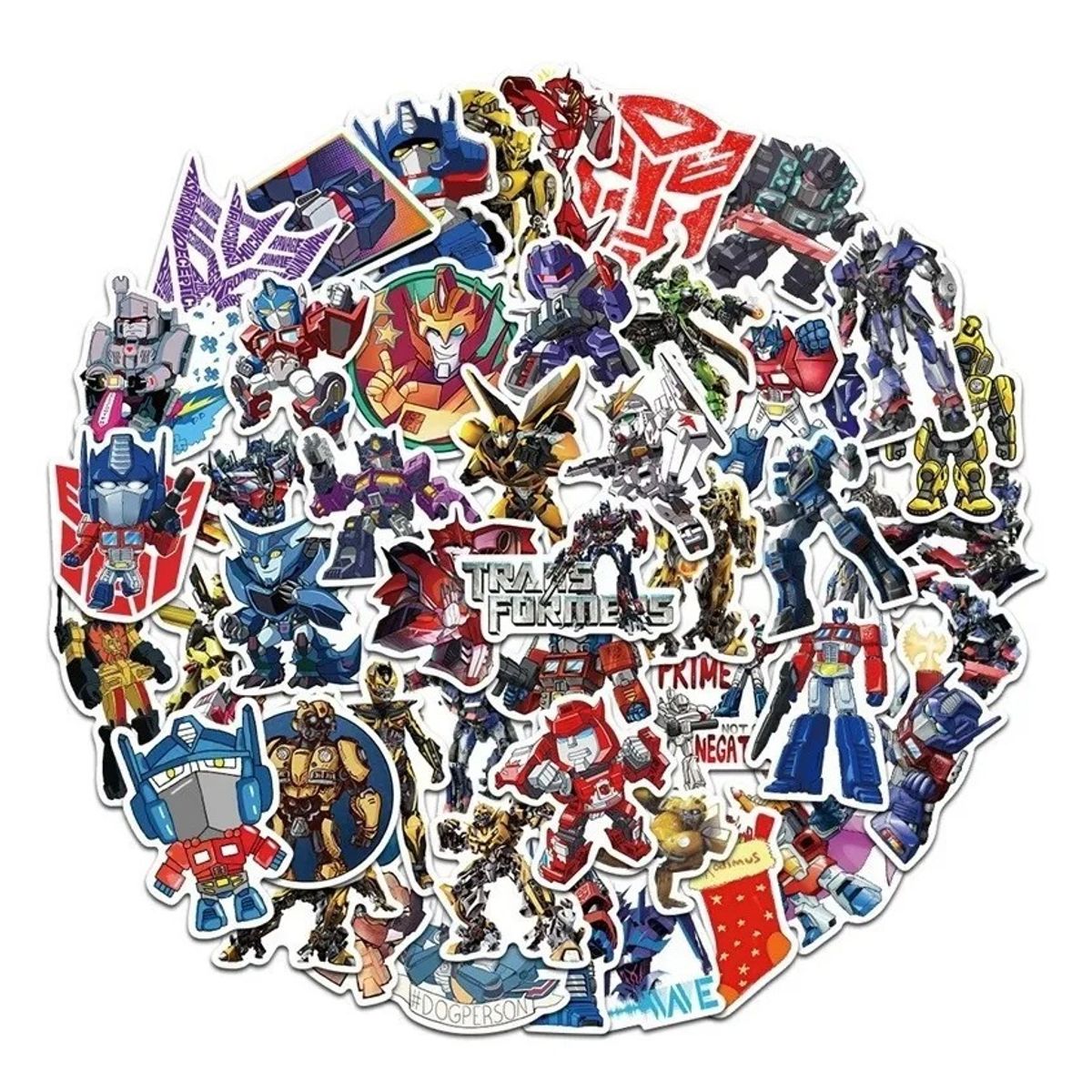 50 Stickers De Transformers - Etiquetas Autoadhesivas, marca GARSIL - Foto 2