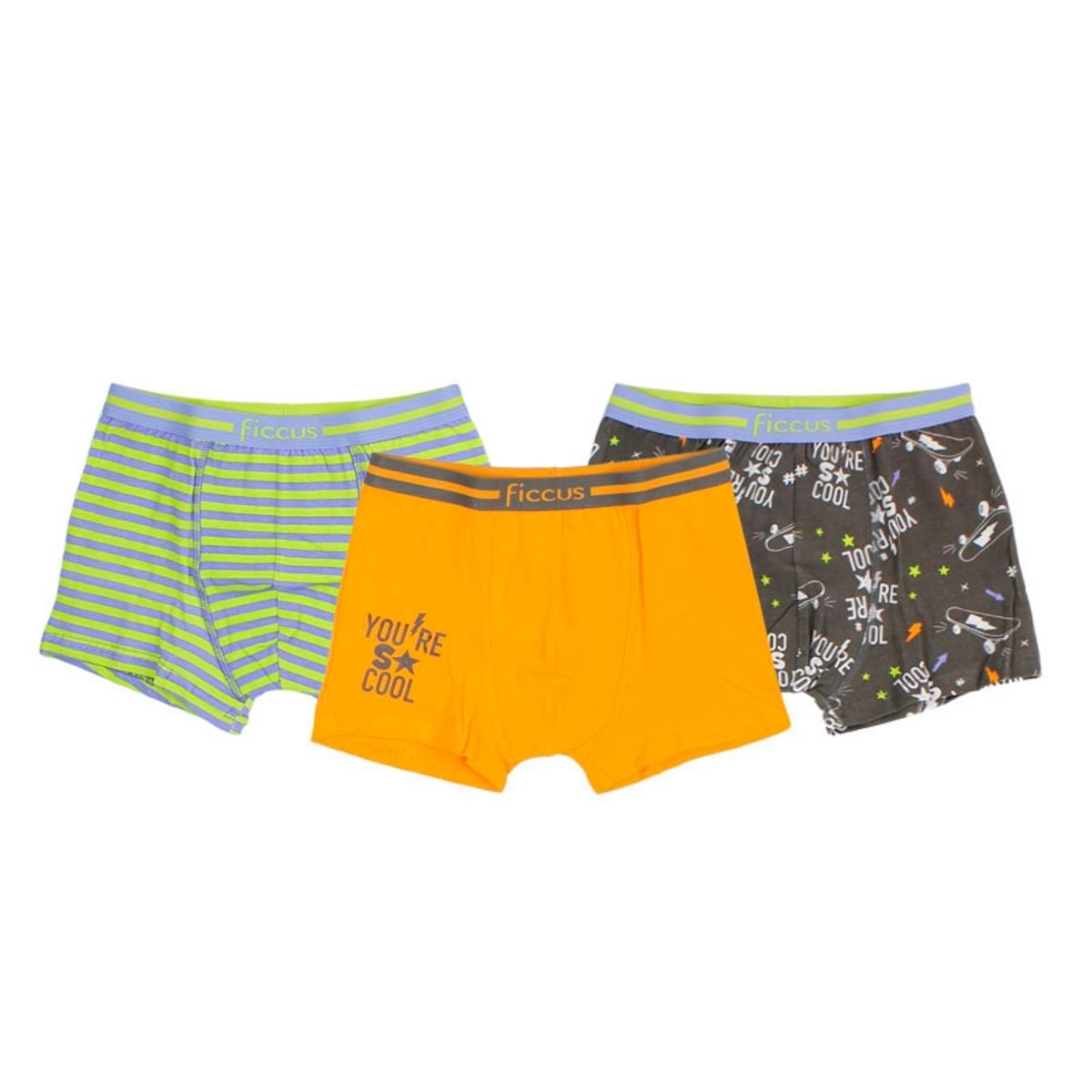 FICCUS - Pack Triple Boxers Teens Niño 2310654.