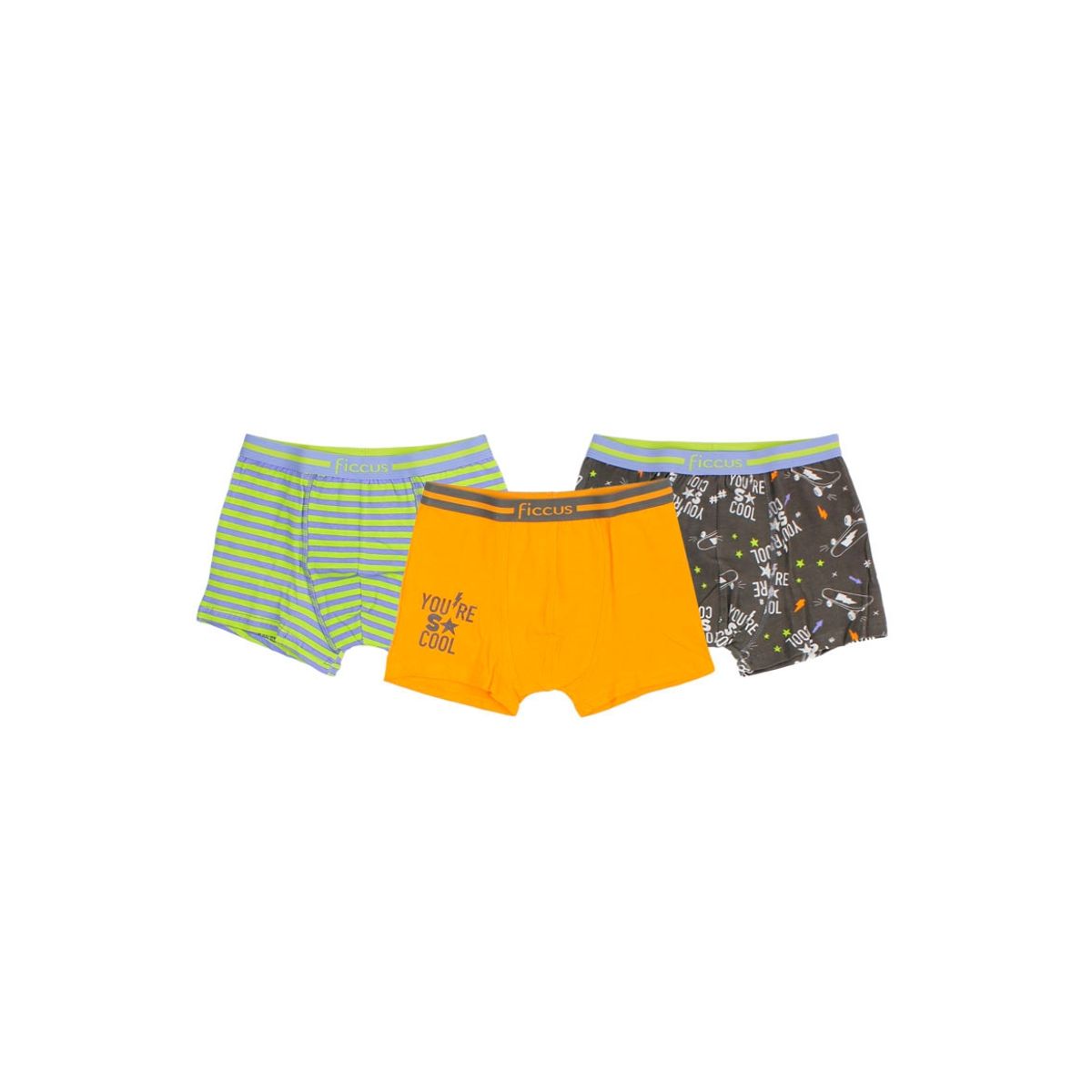 FICCUS - Pack Triple Boxers Teens Niño 2310654.