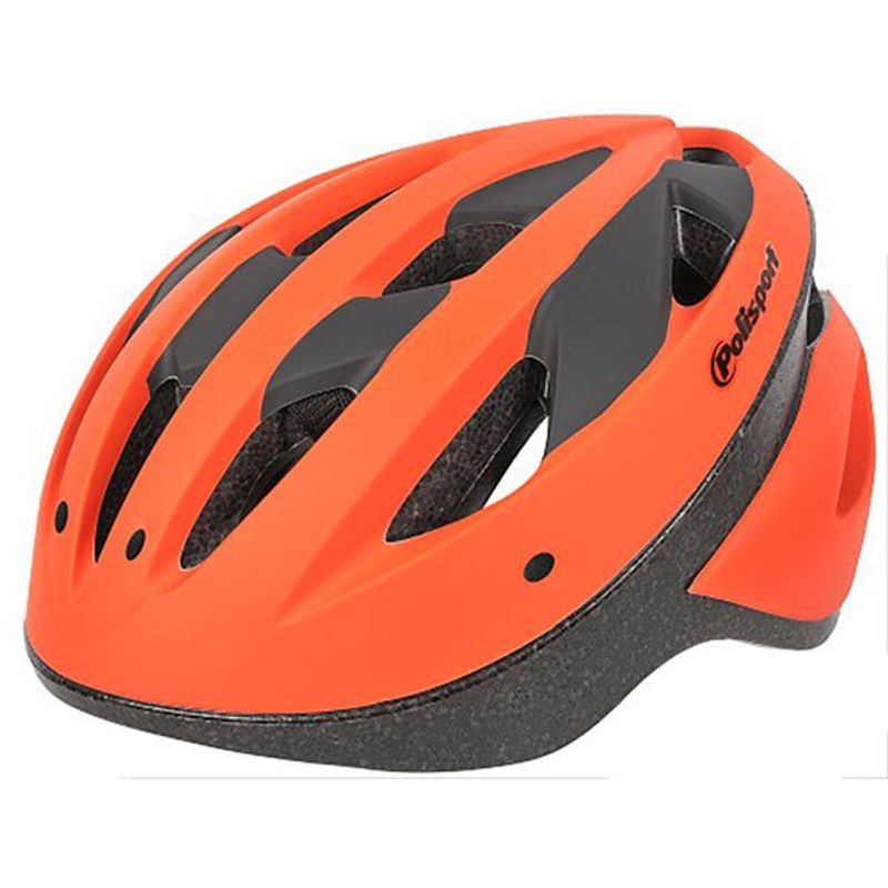 POLISPORT - Casco Sport Ride Naranjo Talla M 54-58cm