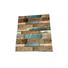 GENERICO - Lamina 3D Panel Autoadhesivas 70x77 Muralla Efecto Madera