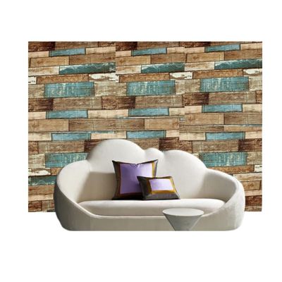 Imagen 2 del producto Lamina 3D Panel Autoadhesivas 70x77 Muralla Efecto Madera.