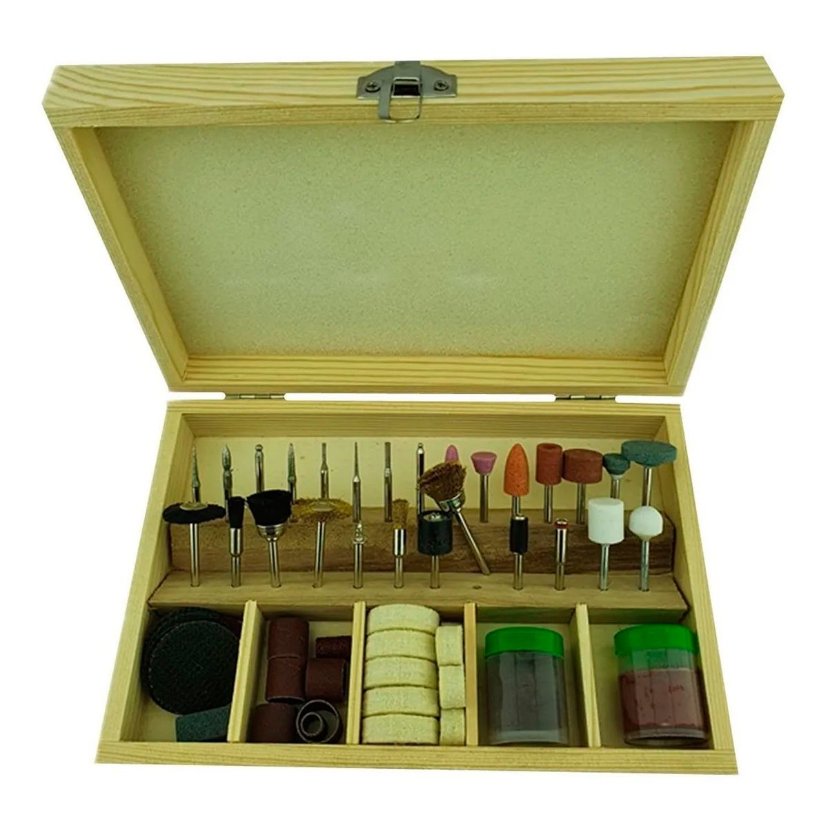 TOTAL TOOLS - Kit Set Jgo De Acc Para Minitorno Tipo Dremel 100pcs Tmk