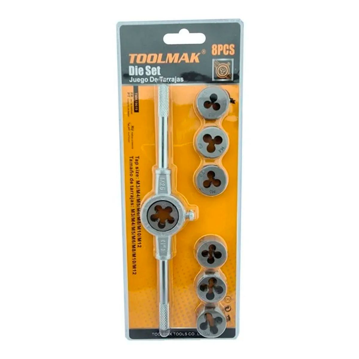 GENERICO - Set Kit Juego De Terrajas Hembra Toolmak