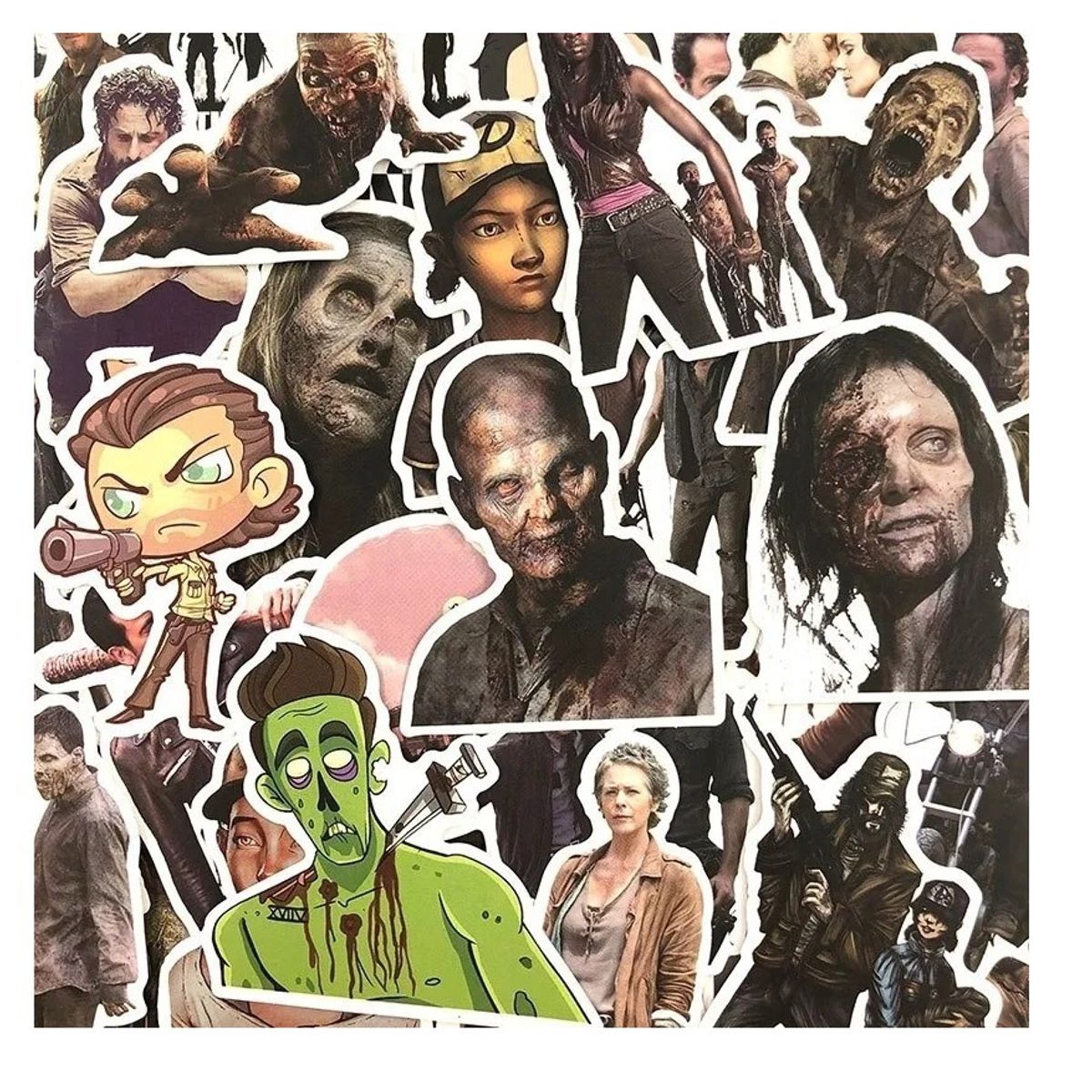 GARSIL - 50 Stickers The Walking Dead - Etiquetas Autoadhesivas