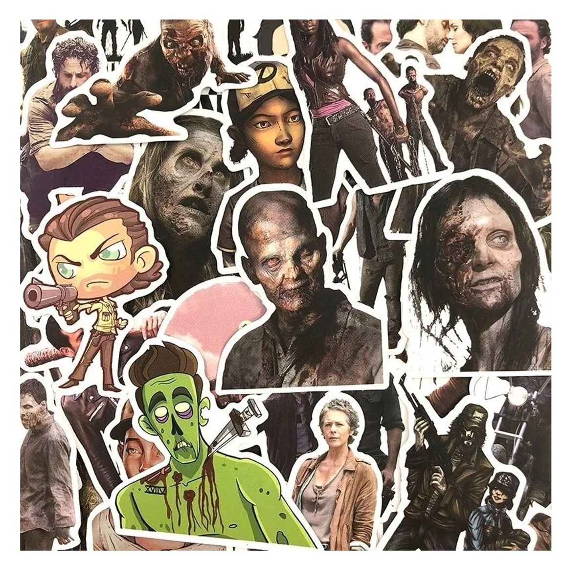 GARSIL - 50 Stickers The Walking Dead - Etiquetas Autoadhesivas
