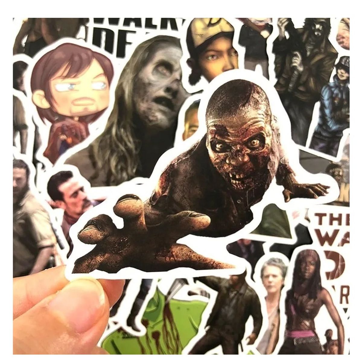 GARSIL - 50 Stickers The Walking Dead - Etiquetas Autoadhesivas