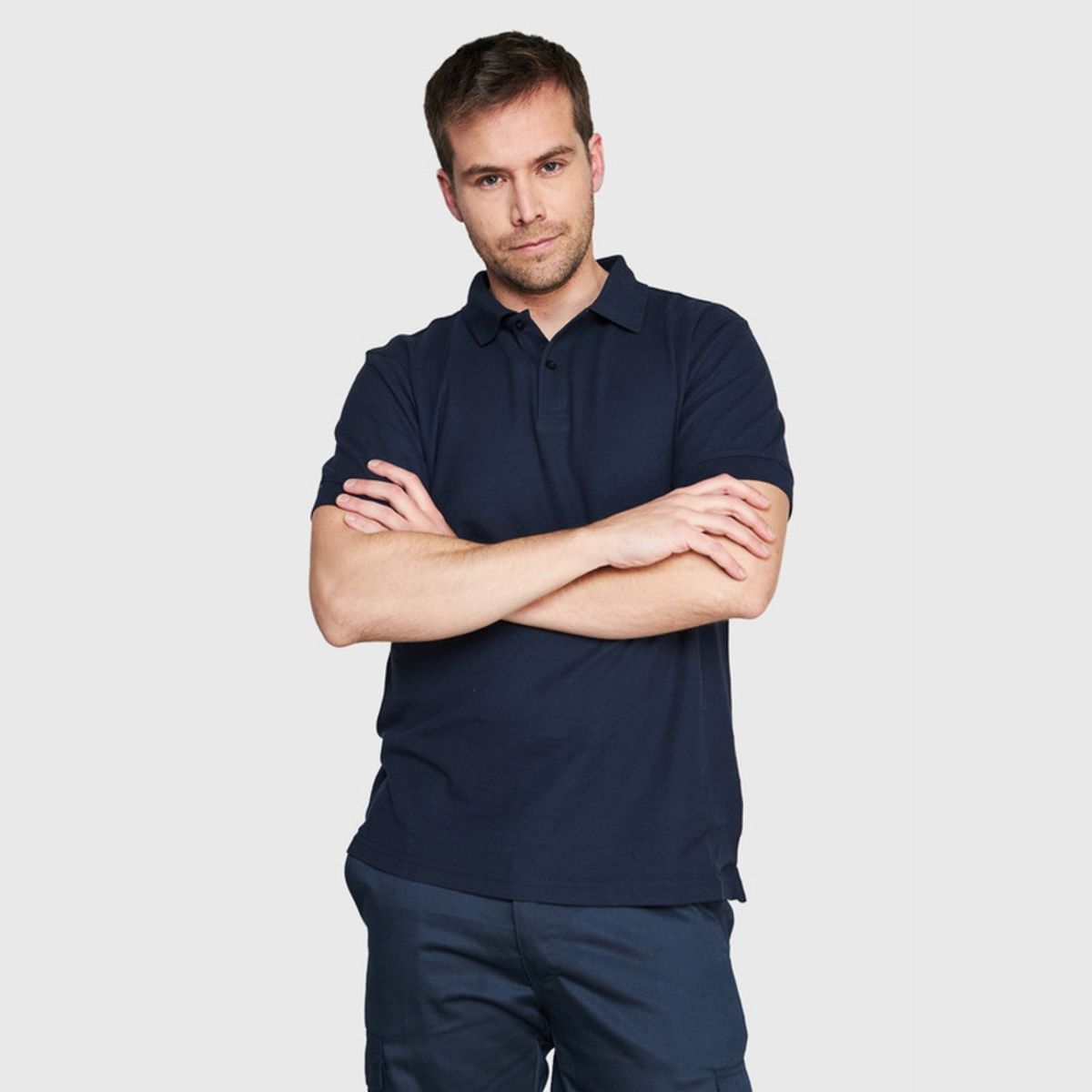 JAYSON - Polera Piqué 80/20 M/C Hombre