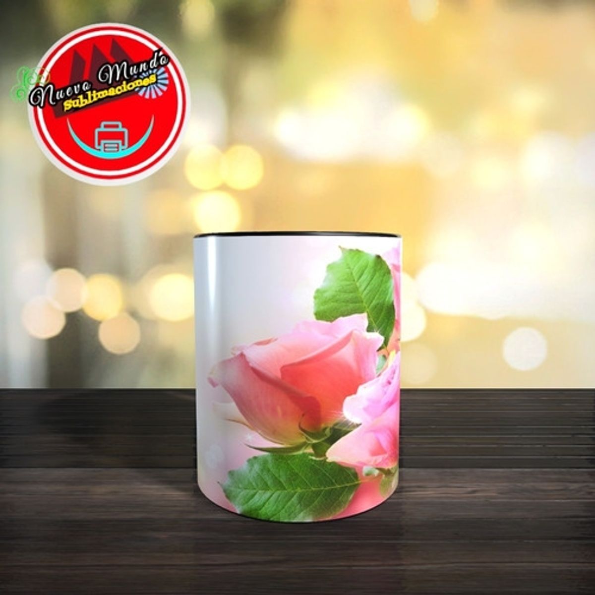 GENERICO - Taza Mágica De Flores Rosadas