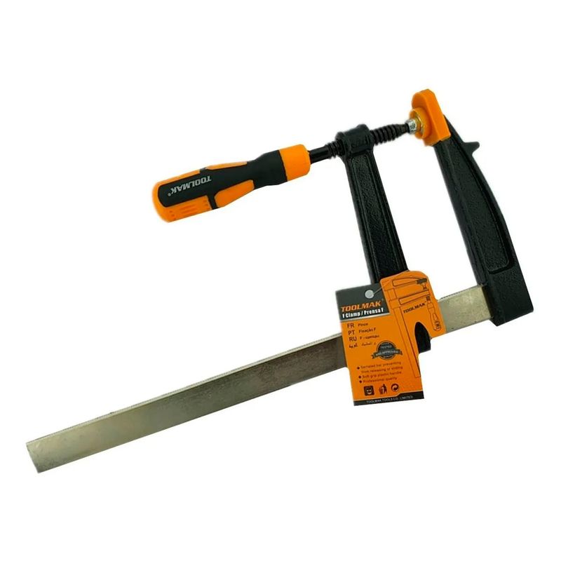GENERICO - Prensa F Sargento Carpintero De 120 X 500 Mm Toolmak