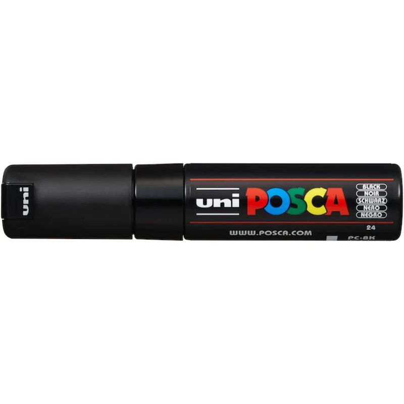 UNI POSCA - Marcador Acrilico Posca PC-8K Negro