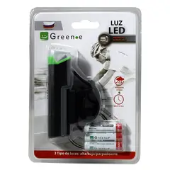 GREEN E - Luz LED Bicicleta Delantera Verde