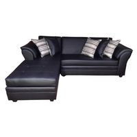 SECCIONAL PU MUSTANG CHICO IZQUIERDO NEGRO