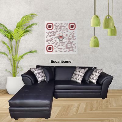 Imagen 2 del producto SECCIONAL PU MUSTANG CHICO IZQUIERDO NEGRO