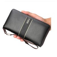 Chequera Amplia Elegante Cuero Pu Mod Zipp