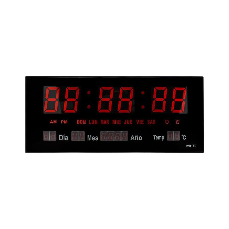 GENERICO - Calendario Led Digital Reloj de Pared