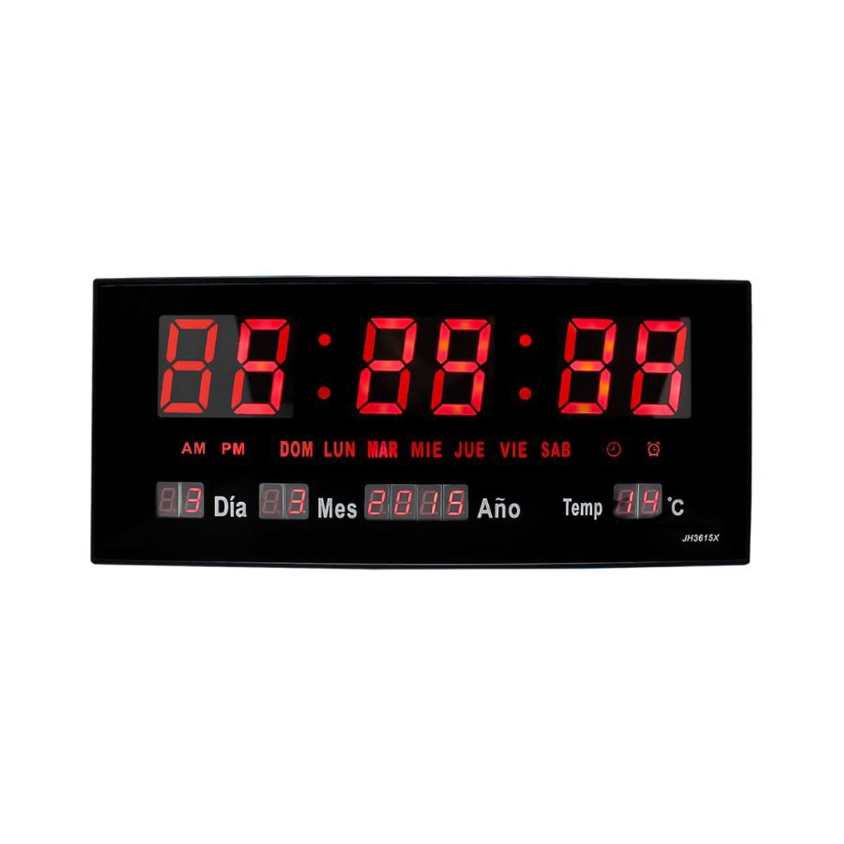 GENERICO - Calendario Led Digital Reloj de Pared