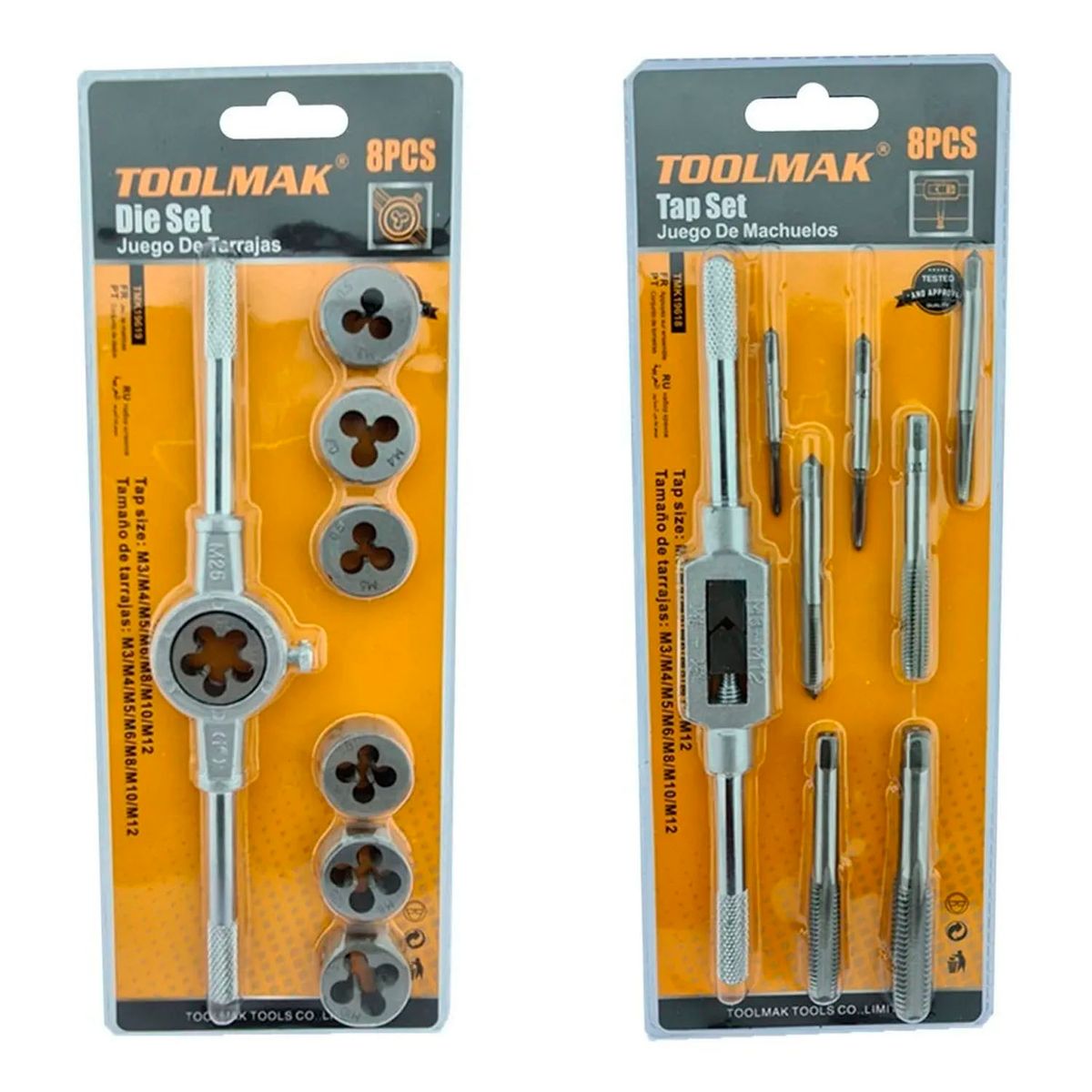 GENERICO - Set Kit Juego De Terrajas Macho Y Hembra Toolmak