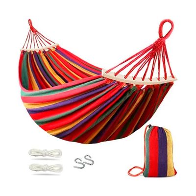 Imagen 2 del producto Hamaca con Barra Antivuelco 190cm x 100cm Hasta 250 kg